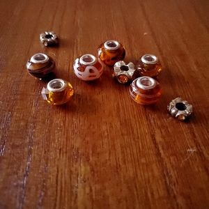 Assorted Brown Beads